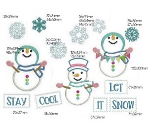 Stickserie - Frosty Satin